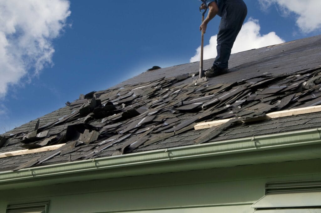 Nail issues caused by replacing a roof