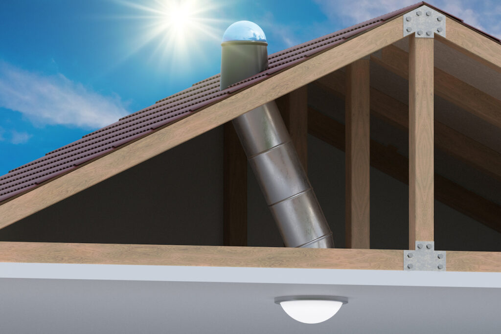 Solar Tube System Side Shote