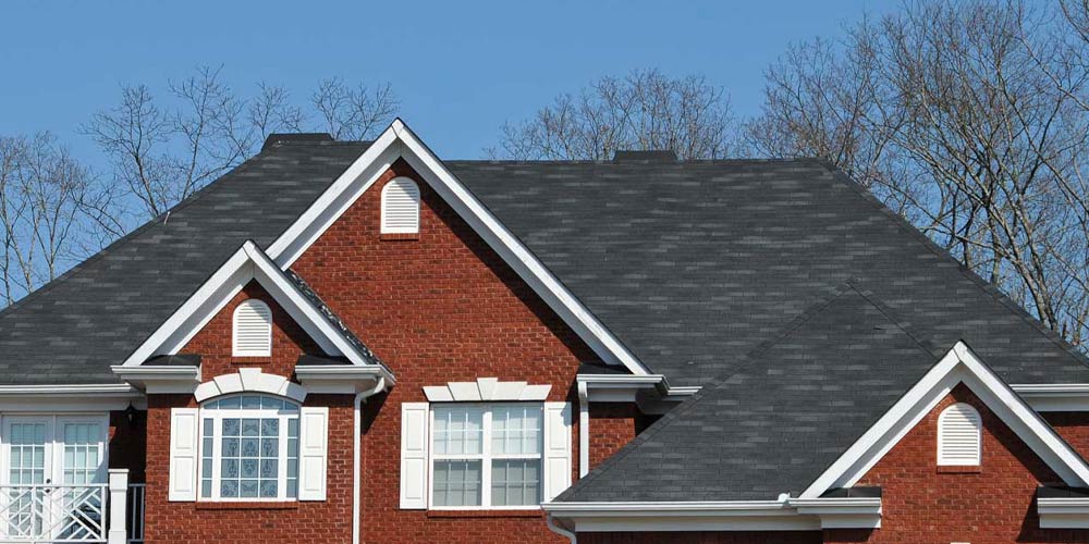 shingles on top of house