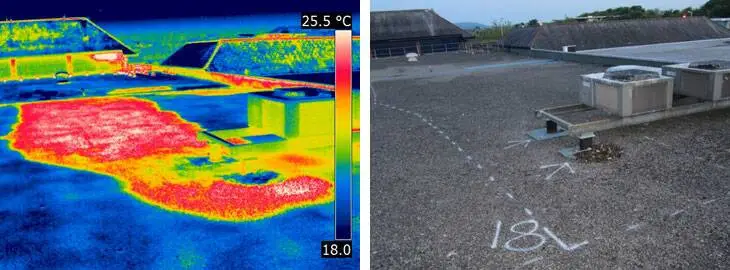 Thermal Imaging Roof Leak Detection