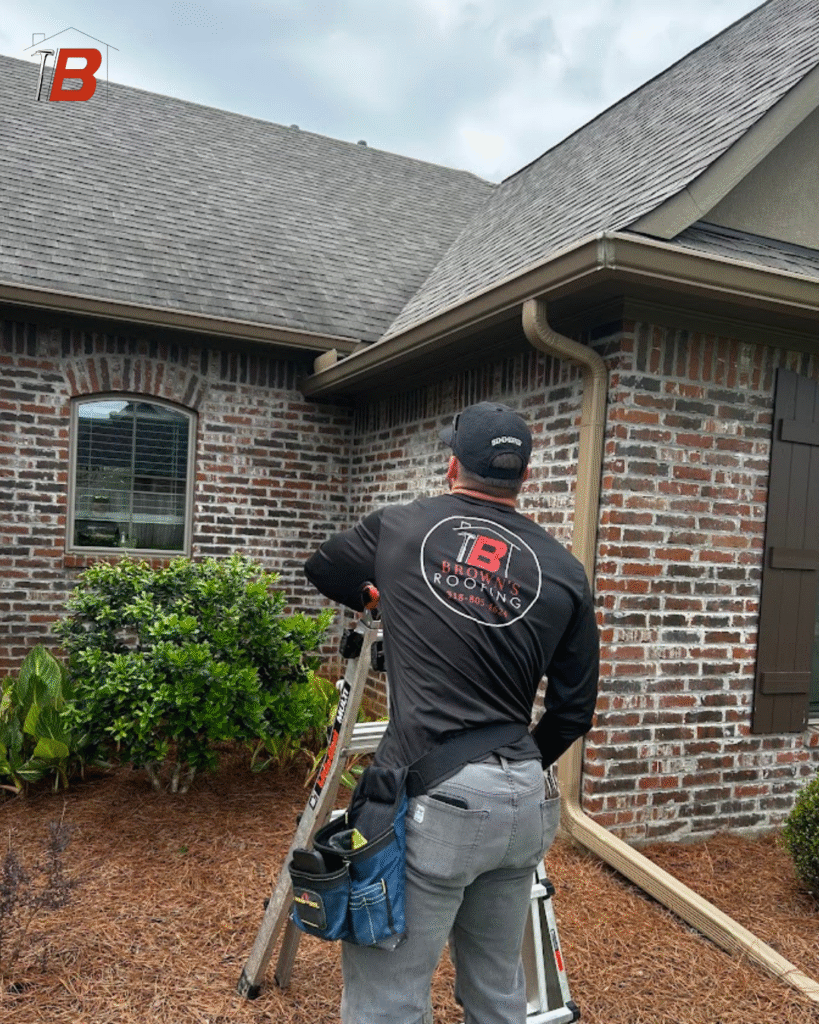 A roof inspector about to perform an inpsection.