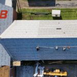 Installation of large roofing project