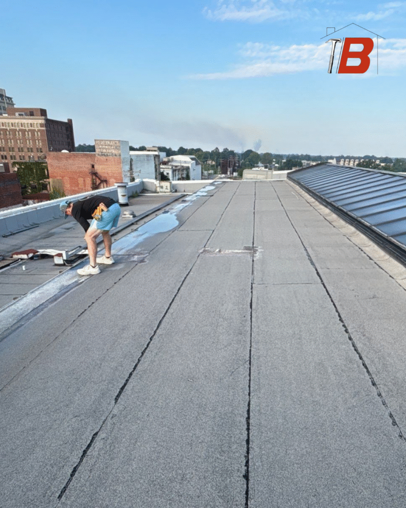 Roof pre adjustor inspection.