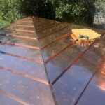 Beautiful Copper Roof Overhead View