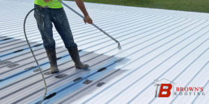 Commercial Flat Roof Coating