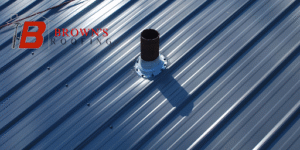 Metal roof installed.