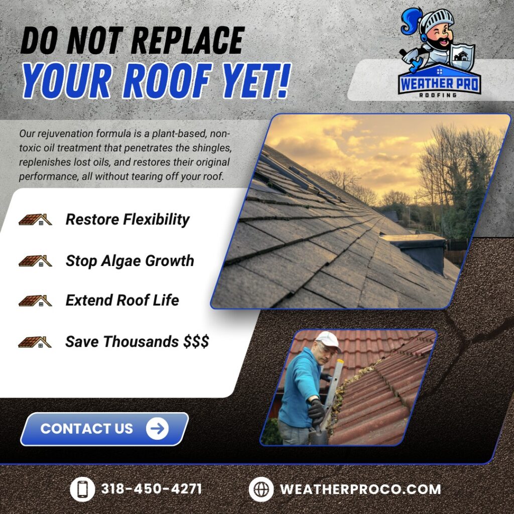 Weatherpro roof Rejuvenation Handout